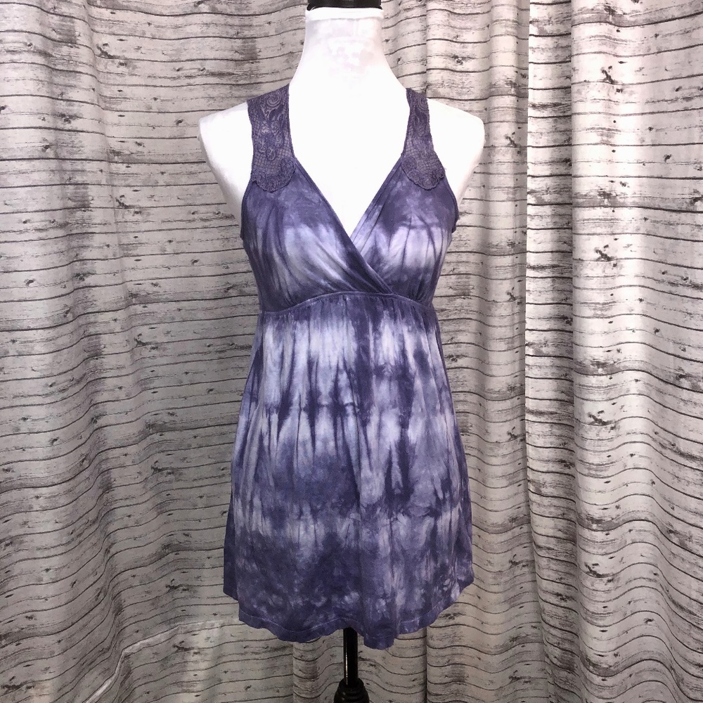 5/$25 Sz Small Adobe Star Tye-Dye Swim Cover